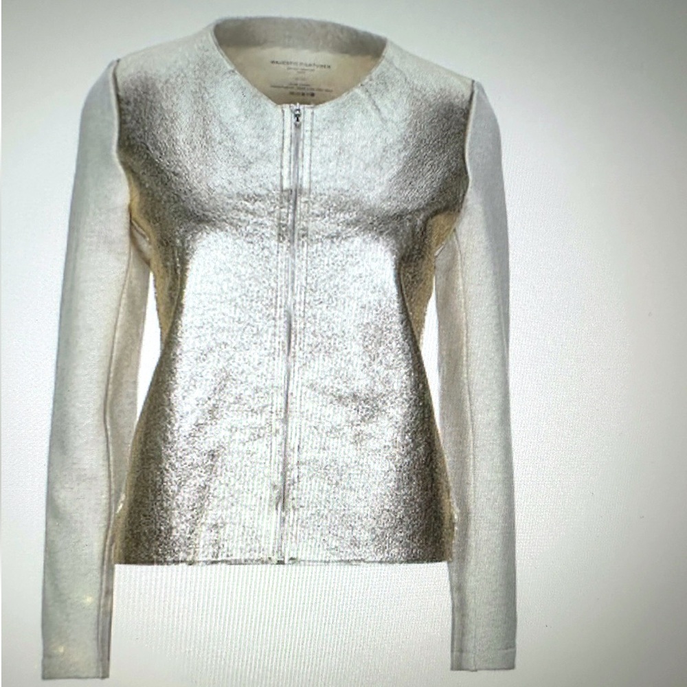 Majestic Filatures PARIS
Metallic Leather-Front Jacket (Designer Size 1)
Gold - Picture 1 of 15
